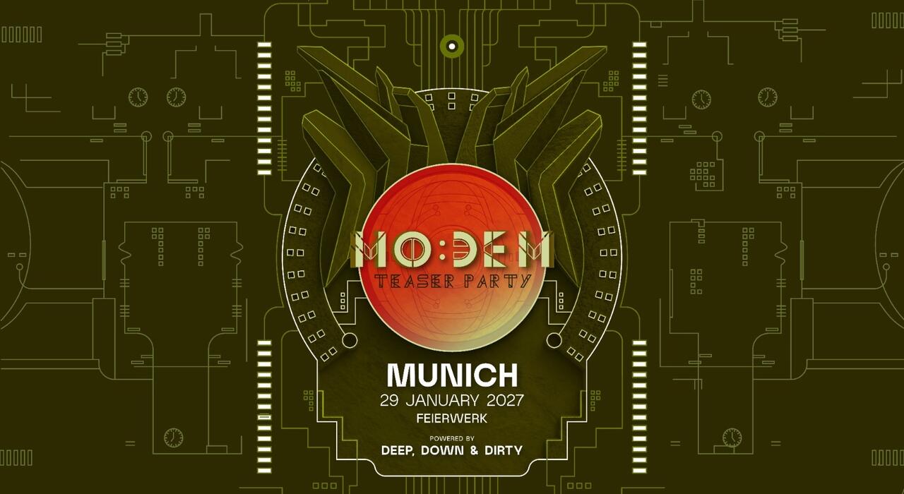 Flyer of MO:DEM TEASER powered by Deep, Down and Dirty