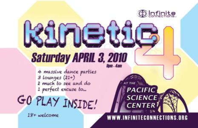 Kinetic 4 @ Pacific Science Center · 3 avr. 10, 21:00