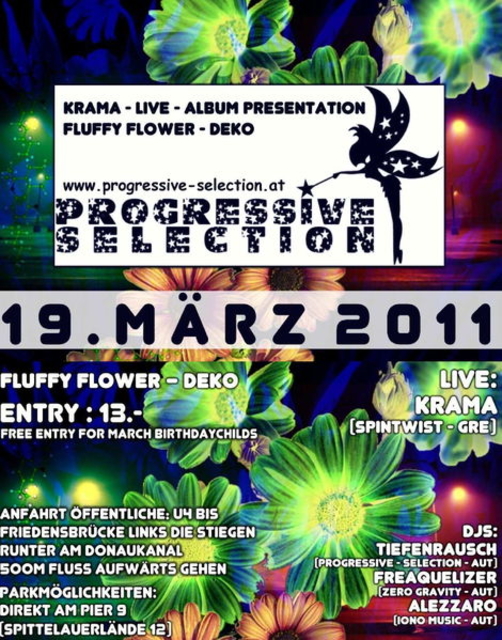 PROGRESSIVE SELECTION - KRAMA LIVE ALBUM PRESENTATION · 19 Mar 11, 21:00