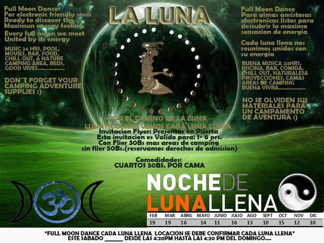 FULL MOON DANCE CADA LUNA LLENA  · 16 jul 11, 16:30