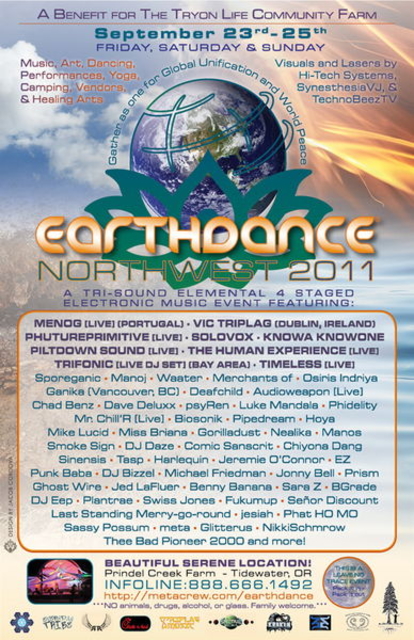 Earthdance Northwest 2011 · 23 Sept 11, 19:00