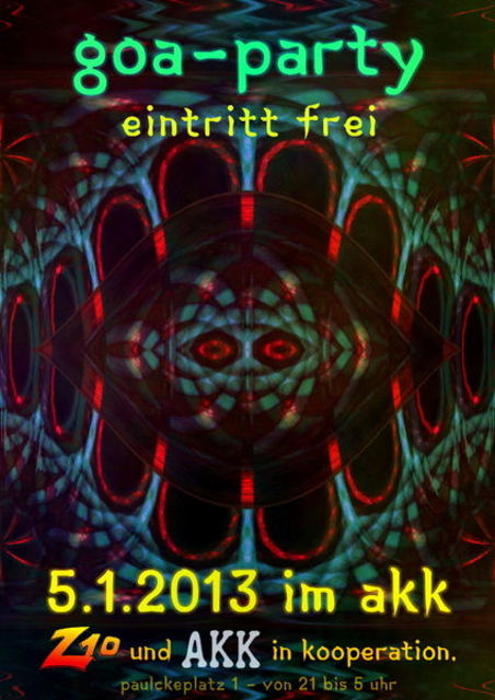 Goa-Party im AKK Karlsruhe · 5 janv. 13, 21:00