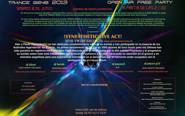 TRANCE GENIS 2013 OPEN AIR · 8 juin 13, 21:00