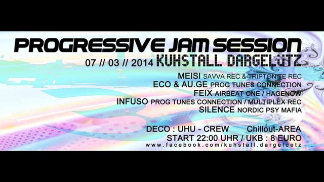 progressive jam session · 7 Mar 14, 22:00