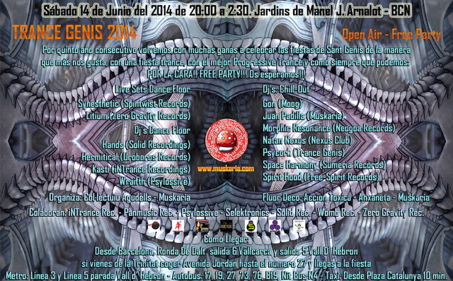 Trance Genis 2014 · 14 juin 14, 20:00