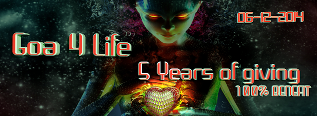 Goa 4 Life : 5 Years of Giving - 100% BENEFIT · 6 Dec 14, 22:00