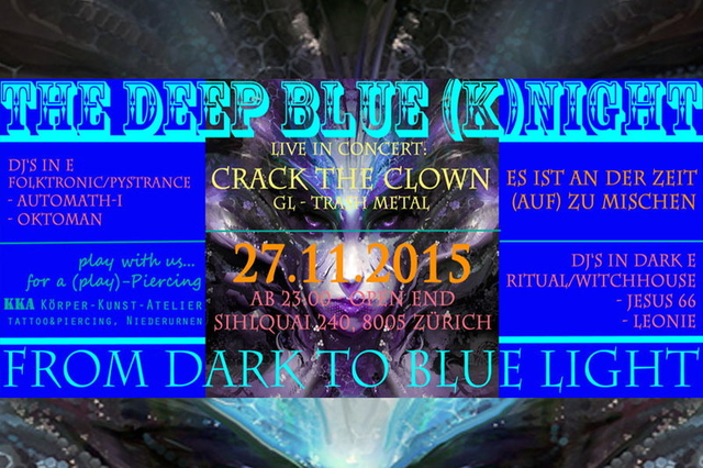 The Deep Blue (K)Night · 27 Nov 15, 21:00