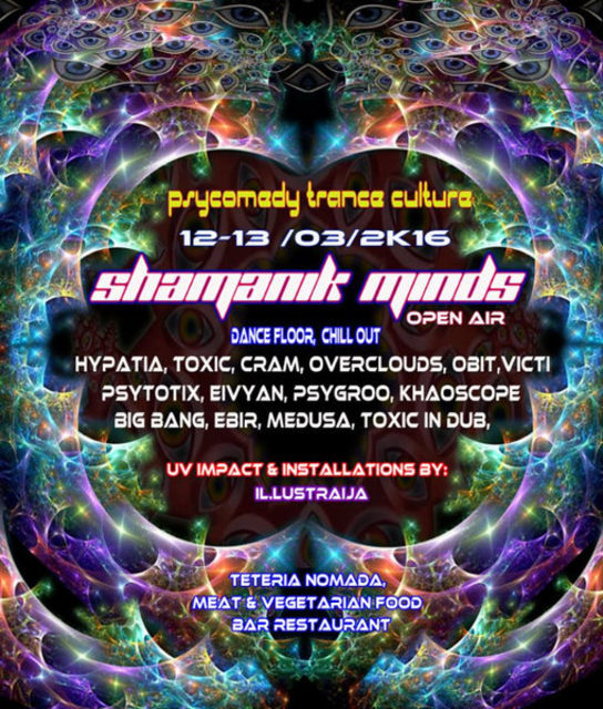 Psycomedy & Trance Culture presenta SHAMANIK MINDS Open Air · 12 mars 16, 17:00
