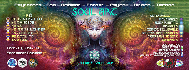 Soul Art Visionary Gathering · 5 Nov 16, 15:00
