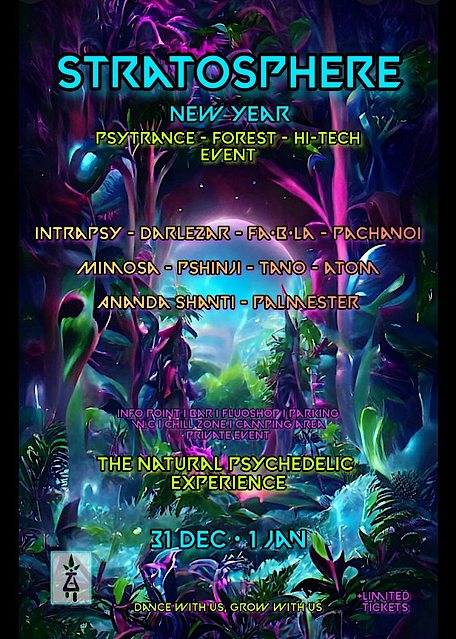 STRATOSPHERE The Natural Psychedelic Experience · 31 Dec 22, 14:00