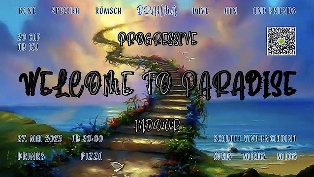 WELCOME TO PARADISE · 27.05.23, 20:00