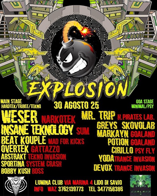 EXPLOSION · 30.08.25, 22:00
