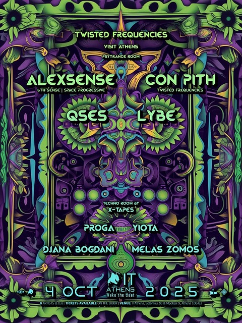 Twisted Frequencies visit ITAthens with X-Tapes · 4 Oct 25, 23:30