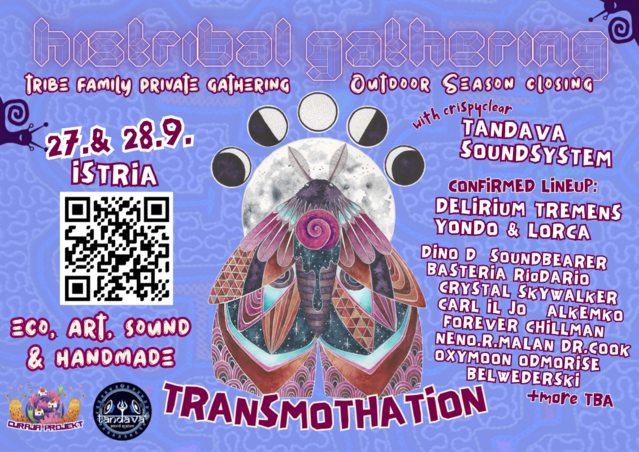Histribal Gathering: Transmothation w/ Delirium Tremens, Yondo&Lorca · 27 Sept 25, 17:00