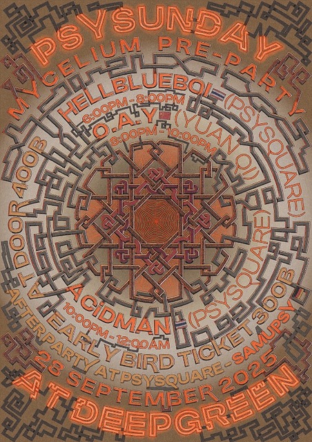 PSYSUNDAY Promote MYCELIUM festival · 28 Sept 25, 18:00