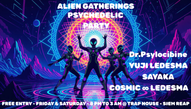 ALIEN GATHERINGS - FREE PSYCHEDELIC PARTY · 4 Oct 25, 22:00
