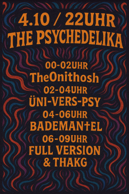 BENNIS PSY B-DAY BASH · 4 Oct 25, 22:00