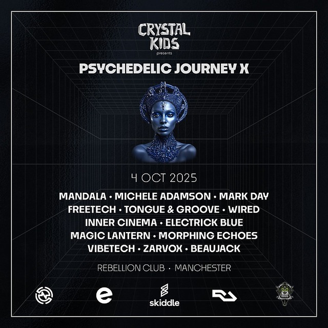 Crystal Kids: Psychedelic Journey X · 4 oct 25, 21:00
