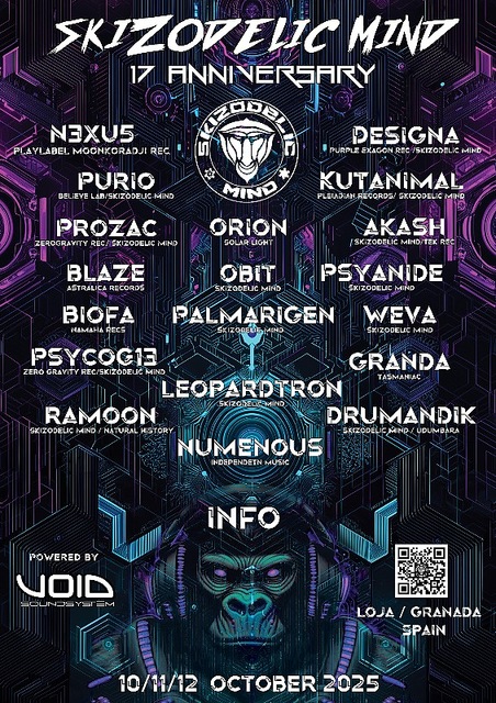 17 Aniversario Skizodelic Mind · 10 oct. 25, 14:00