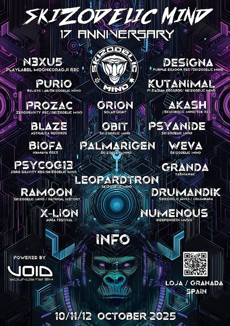 17 Aniversario Skizodelic Mind · 10 Oct 25, 14:00