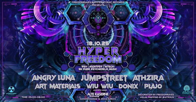 HYPER FREEDOM · 18 oct 25, 23:00