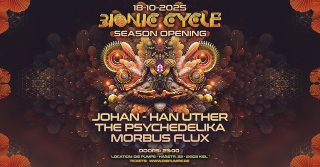 Bionic Cycle #70 Season Opening · 21 oct. 25, 23:00