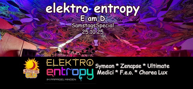 Elektro Entropy - das Samstags Special · 25 Oct 25, 20:00