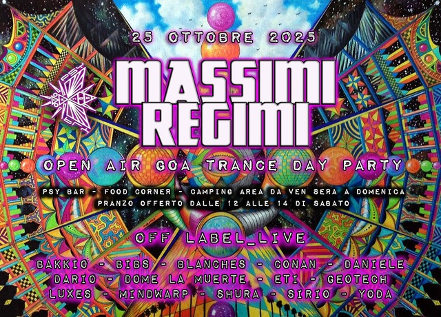 MASSIMI REGIMI · 25 Oct 25, 10:00