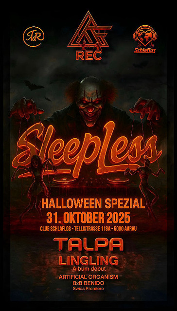 🎃Sleepless Halloween Special🎃 W Talpa🇸🇰 /LingLing World Premiere🎃 60% Sold · 31 Oct 25, 22:00