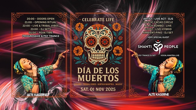 DÍA DE LOS MUERTOS w/Shanti People, Black Bombo, Syost, Ambient Pino · 1 nov. 25, 20:00