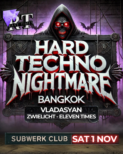 🎃 HARD TECHNO NIGHTMARE w/ VLADASYAN  | by Rave Times · 1 nov. 25, 22:00