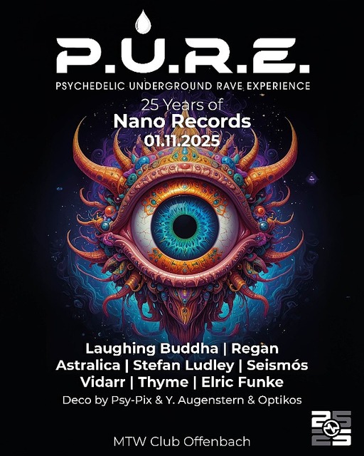 P.U.R.E. - 25 Years of Nano Records · 1 Nov 25, 22:00