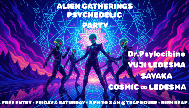 ALIEN GATHERINGS - FREE PSYCHEDELIC PARTY · 7 nov 25, 20:00