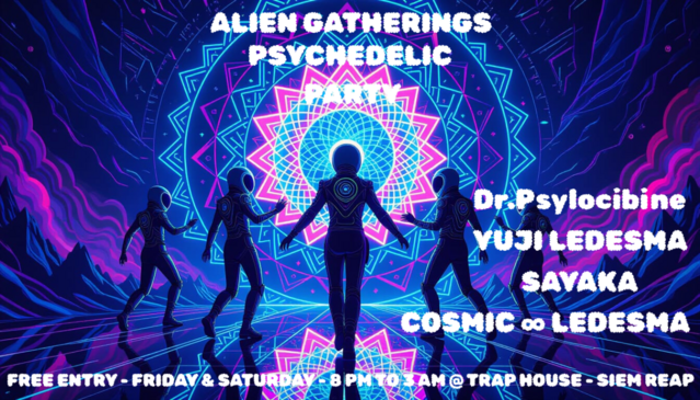 ALIEN GATHERINGS - FREE PSYCHEDELIC PARTY · 8 nov 25, 20:00