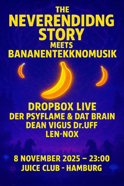 The Neverending Story meets Bananentekknomusik · 8 nov. 25, 23:00