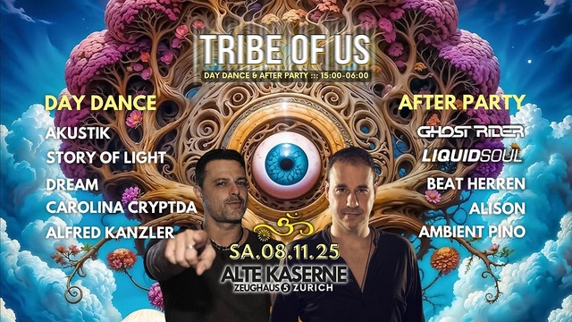 TRIBE OF US - DAY DANCE & AFTER PARTY · 08.11.25, 15:00
