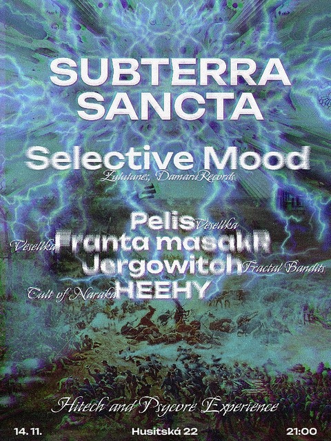 SUBTERRA SANCTA w/ Selective Mood · 14 Nov 25, 21:00