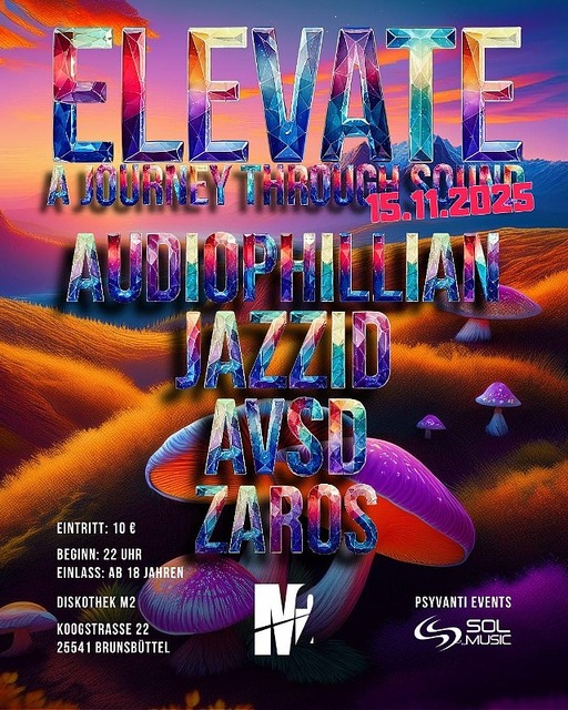 ☆ ELEVATE MEETS PSYVANTI ☆ · 15 nov. 25, 22:00