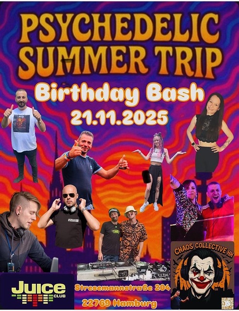 Psychedelic Summer Trip Vol. 7 Birthday Bash · 17 Nov 25, 23:00