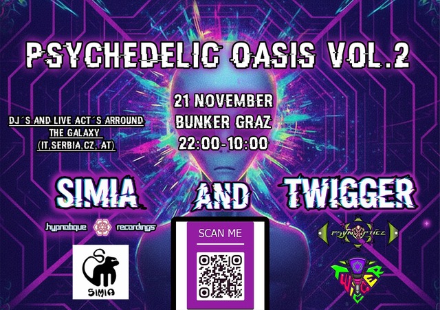 Psychedelic Oasis Vol.2 · 21 Nov 25, 22:00