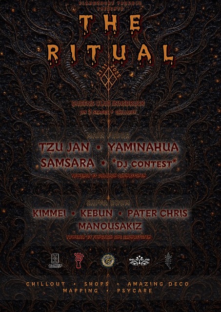 ٠•● Ƹ̵̡Ӝ̵̨̄Ʒ ● THE RITUAL ● Ƹ̵̡Ӝ̵̨̄Ʒ ●•٠ <•> Darkpsy-Psycore & Forest Gathering · 21 Nov 25, 22:00