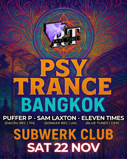 🕉️ Psy Trance w/ Puffer P (Dacru Rec) | SUBWERK Club · 22 Nov 25, 22:00