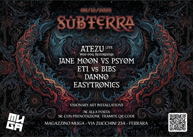 SUBTERRA - ATEZU Live · 6 Dec 25, 22:00