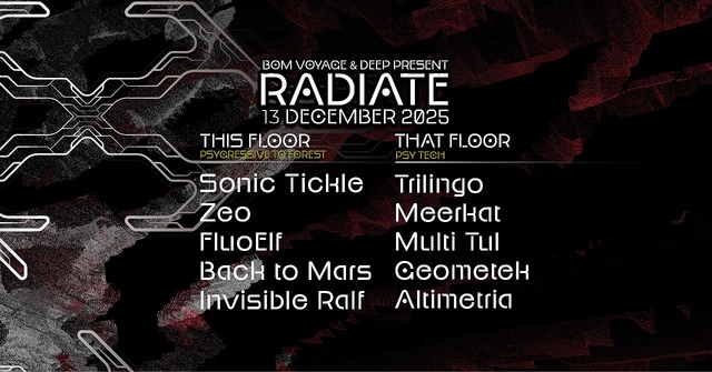 Radiate by Bom Voyage · 13 déc. 25, 23:00