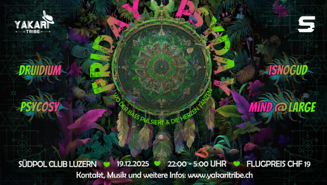 Friday Psyday · 19 Dec 25, 22:00