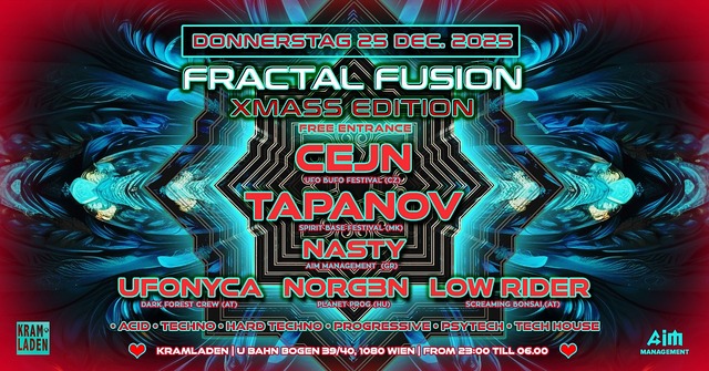 FRACTAL FUSION: Xmas Edition · 25.12.25, 23:00