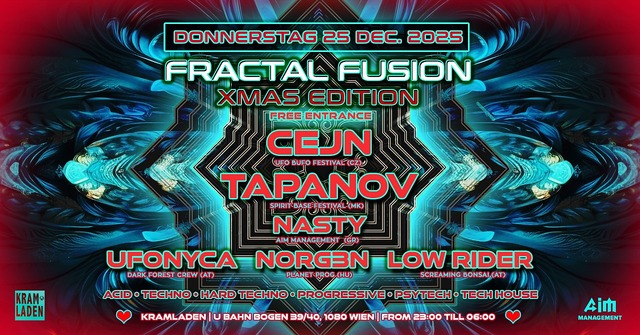 FRACTAL FUSION: Xmas Edition · 25 Dec 25, 23:00