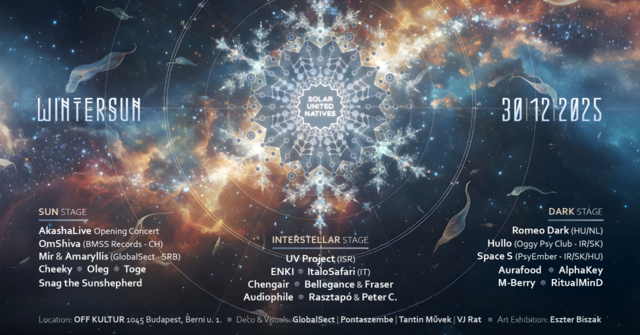 WinterSUN 2025 Budapest ❄ Light & Darkness · 30.12.25, 20:00