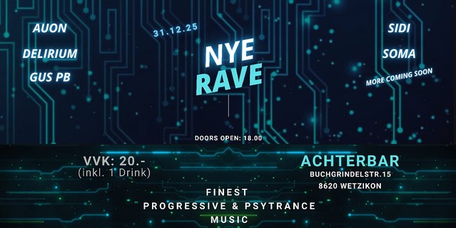 NYE RAVE · 31 déc. 25, 18:00