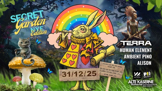 SECRET GARDEN NYE · 31.12.25, 22:00